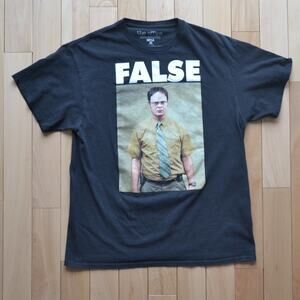 The Office Short Sleeve Tee Ripple Junction FALSE Graphic Dwight